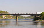 Мост через Нарову на границе России и Эстонии