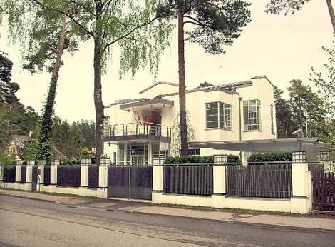 Дом Лаймы Вайкуле в Юрмале. foto: Taйро Луттер/Õhtuleht, частный архив